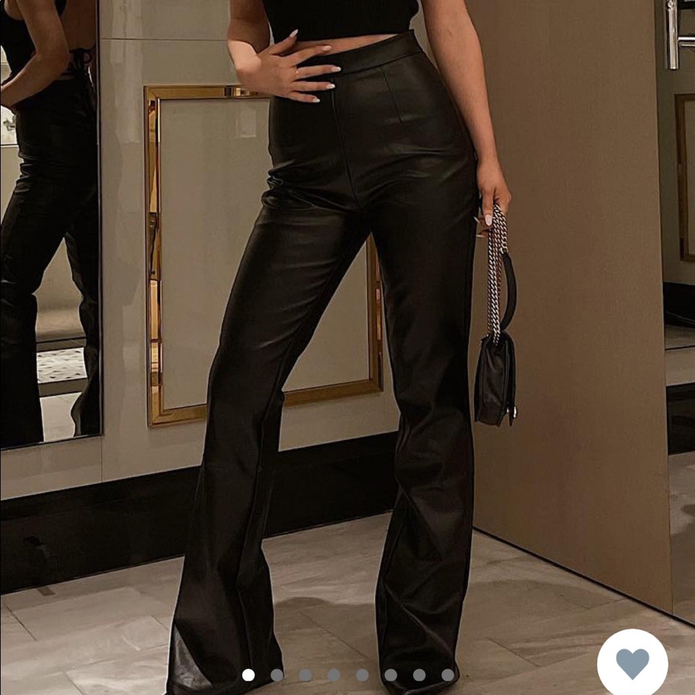 White Fox Boutique Leather Flares